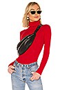 view 1 of 5 Rib Turtleneck Bodysuit in Red