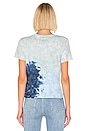view 3 of 4 Classic Roll Hem Tee in Mint Tie Dye