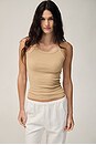 view 2 of 5 x Hanes Ribbed Tank in Sand