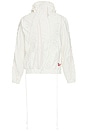 view 1 of 5 x Kanghyuk Hooded Jacket in White & Red