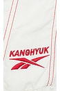 view 4 of 5 x Kanghyuk Hooded Jacket in White & Red