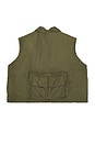 view 2 of 4 x Hed Mayner Pocketed Vest in Army Green