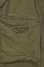 view 3 of 4 x Hed Mayner Pocketed Vest in Army Green