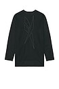 view 2 of 5 X Kanghyuk Stitched Logo Tee in Dark Grey