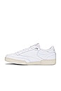 view 5 of 6 Club C 85 Vintage Sneaker in White, Purgry, & Paper White