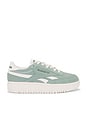 view 1 of 6 Club C Double Revenge Sneaker in Hybrid Green & Chalk
