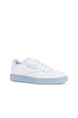 view 2 of 6 Club C Revenge Sneaker in White, White, Y2k Blue