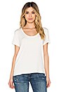 view 1 of 3 Barry U Neck Tee in White