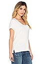 view 2 of 3 Barry U Neck Tee in White