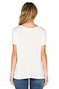 view 3 of 3 Barry U Neck Tee in White