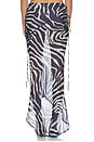 view 4 of 6 FALDA MAXI SIRENUSA in Blue Zebra