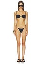 view 4 of 4 Splash Bikini Bottom in Black