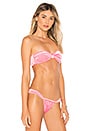 view 2 of 4 HAUT DE MAILLOT DE BAIN RIO in Pink Velvet