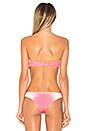 view 3 of 4 HAUT DE MAILLOT DE BAIN RIO in Pink Velvet