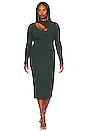 view 3 of 6 Lori Midi Dress in Forest Green
