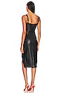 view 7 of 7 Gwen Faux Leather Dress in Black