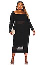 view 4 of 6 Jamie Midi Dress in Black