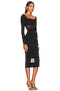 view 5 of 6 Jamie Midi Dress in Black