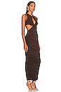 view 5 of 6 Hannah Maxi Dress in Chocolate