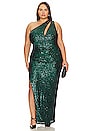 view 4 of 7 Donna Gown in Emerald