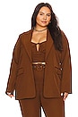 view 3 of 11 Cait Blazer in Brown