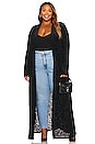 view 1 of 6 Edina Duster in Black Tiger