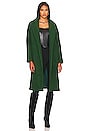 view 3 of 7 Brooks Waist Tie Coat in Forest Green