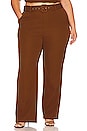 view 3 of 10 Danielle Belted Pant in Brown