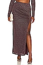 view 1 of 11 Bailey Maxi Skirt in Burgundy