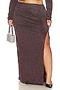 view 3 of 11 Bailey Maxi Skirt in Burgundy
