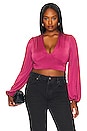 view 1 of 10 Stephanie Top in Wine Red