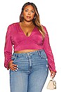 view 4 of 10 Stephanie Top in Wine Red