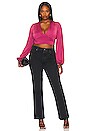 view 8 of 10 Stephanie Top in Wine Red