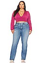 view 9 of 10 Stephanie Top in Wine Red