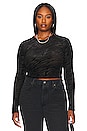 view 3 of 10 Ella Top in Black Tiger