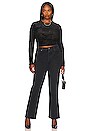 view 8 of 10 Ella Top in Black Tiger