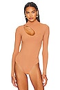 view 5 of 12 Margo Cut Out Bodysuit in Caramel