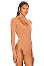 view 7 of 12 Margo Cut Out Bodysuit in Caramel