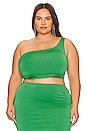 view 4 of 10 Lauren One Shoulder Top in Green