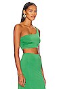 view 5 of 10 Lauren One Shoulder Top in Green