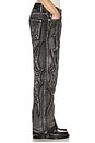 view 2 of 7 Spider Web Denim Pant in Waxed Black