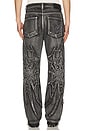 view 4 of 7 Spider Web Denim Pant in Waxed Black