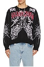 view 1 of 5 Prison Tattoo Knit Sweater in Black