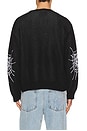 view 3 of 5 Prison Tattoo Knit Sweater in Black