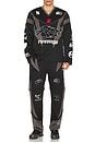 view 6 of 7 Racer Patch Convertible Pant in Black