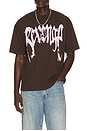 view 1 of 4 Tシャツ in Brown & Pink