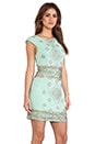 view 3 of 5 VESTIDO in Mint & Rosegold