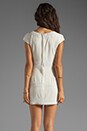 view 4 of 6 Lola-Lola Silk Cap Sleeve Dress in White/White in White & White