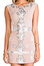 view 5 of 6 Laura Sequin Dress in Blush/Silver in Nude & Silver