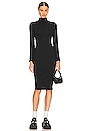 view 1 of 3 Turtleneck Dress in Black